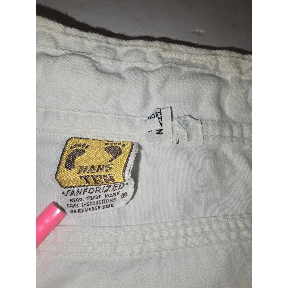 Vintage Hang Ten Sanforized White Pants XL Size 34                          #228